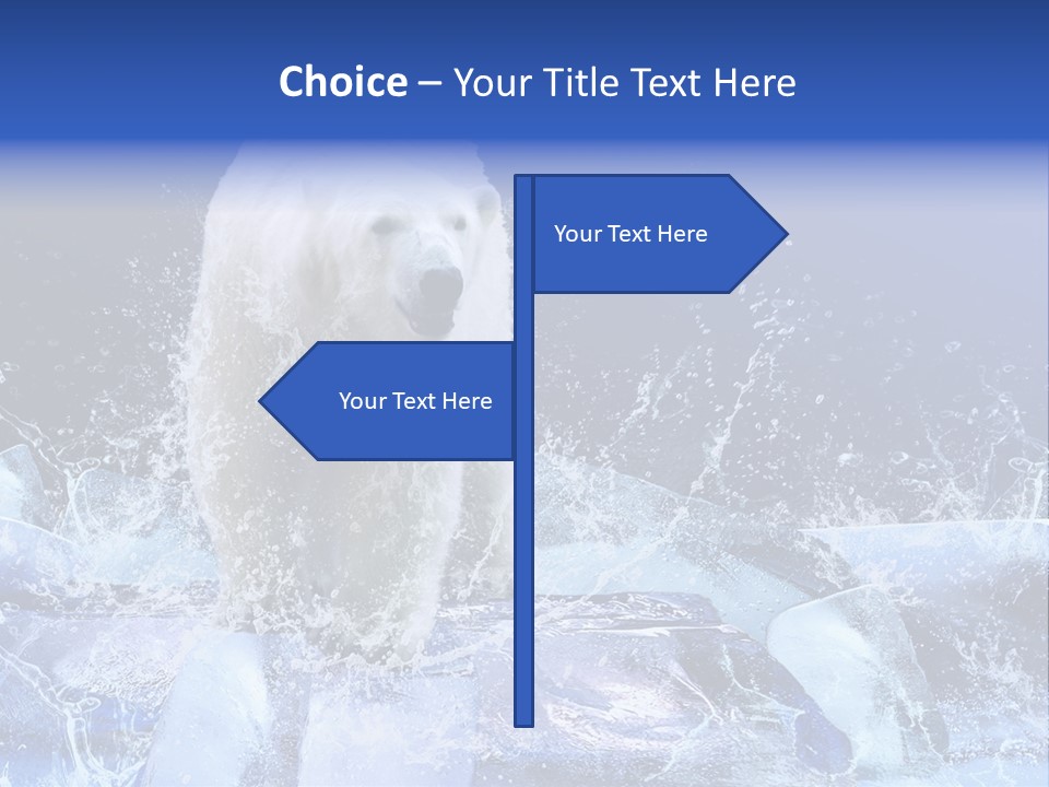 Fur Power Swim PowerPoint Template