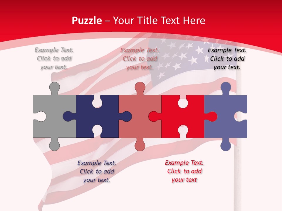 Flag Star Culture PowerPoint Template
