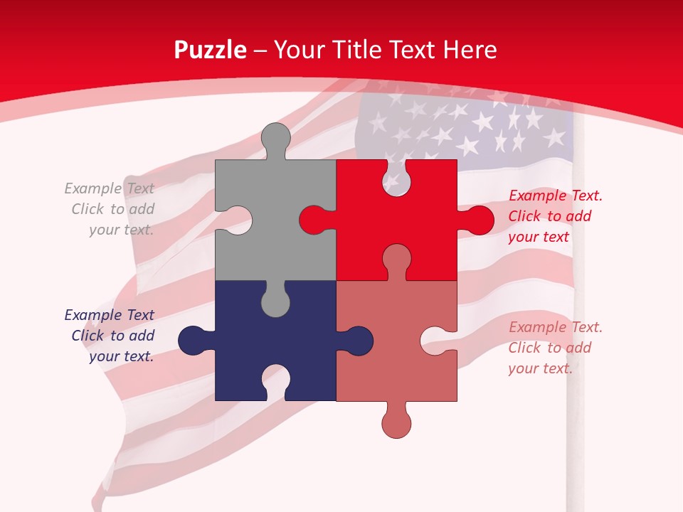 Flag Star Culture PowerPoint Template