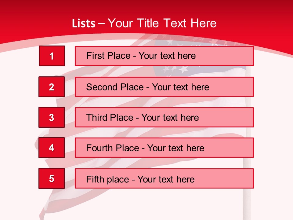 Flag Star Culture PowerPoint Template