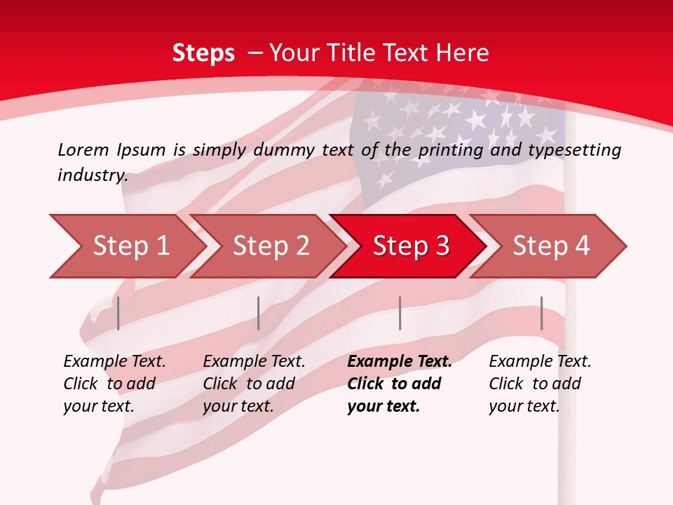 Flag Star Culture PowerPoint Template