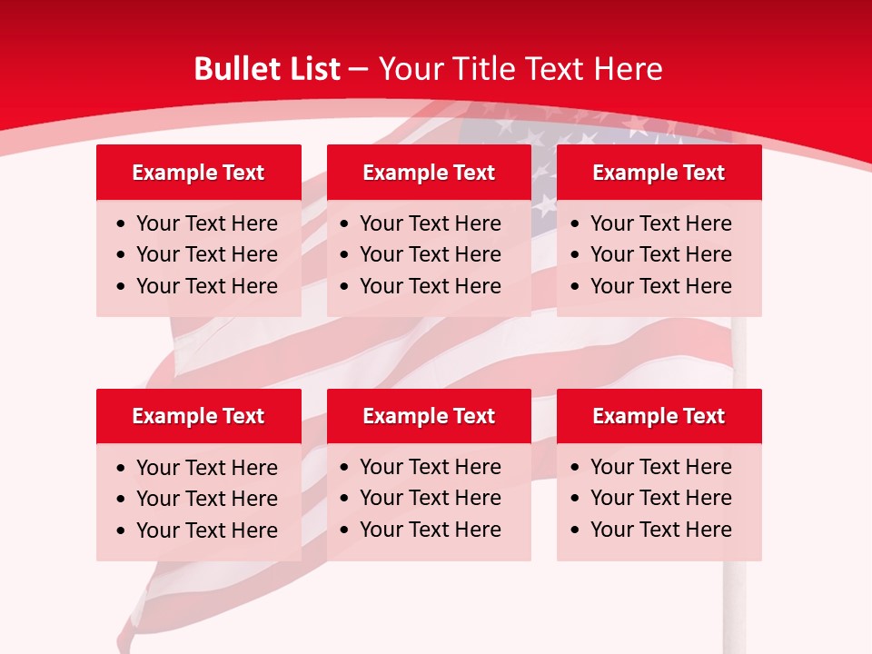 Flag Star Culture PowerPoint Template