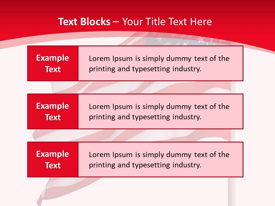 Flag Star Culture PowerPoint Template
