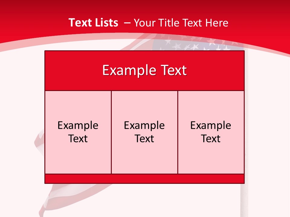 Flag Star Culture PowerPoint Template