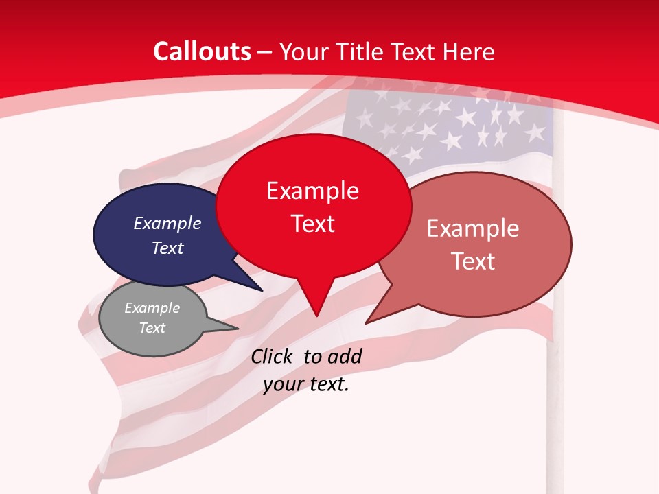 Flag Star Culture PowerPoint Template