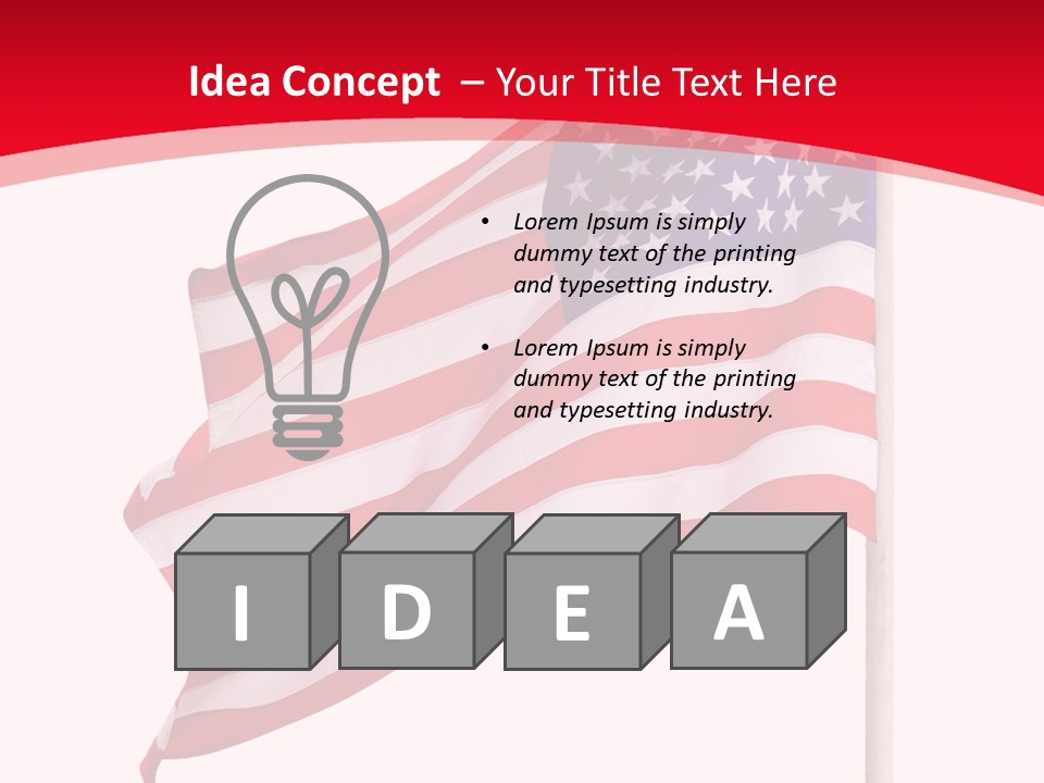 Flag Star Culture PowerPoint Template