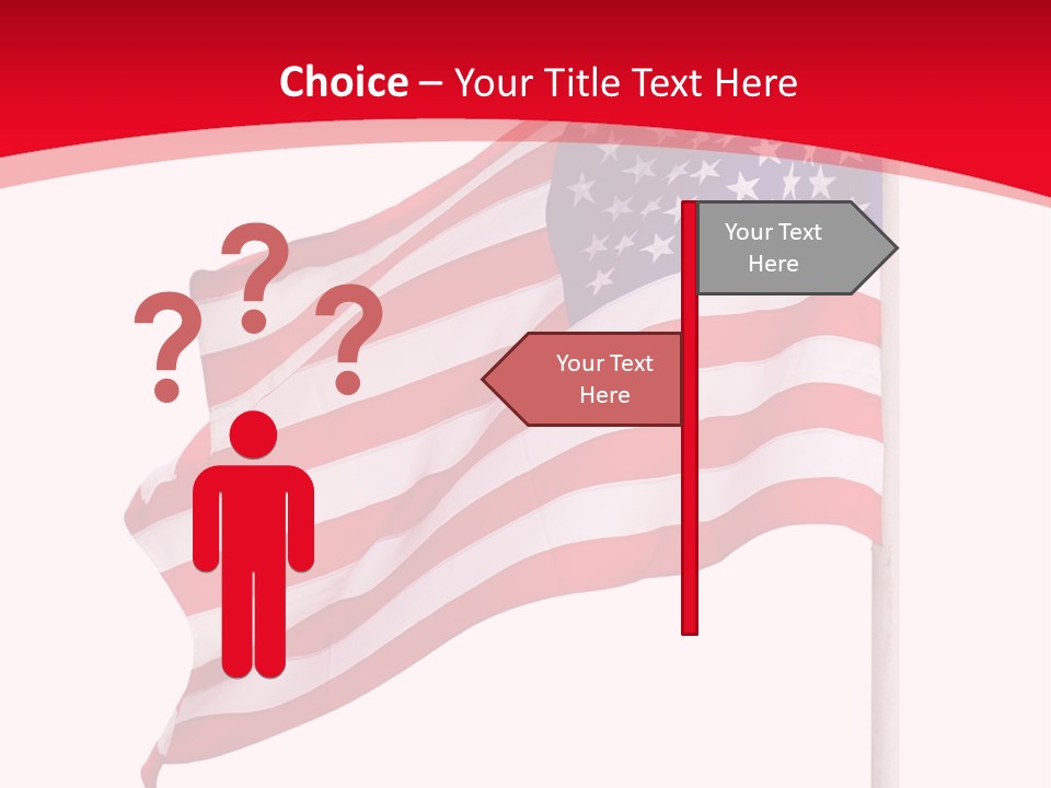 Flag Star Culture PowerPoint Template