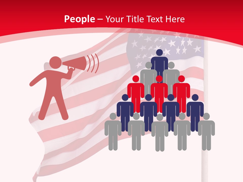 Flag Star Culture PowerPoint Template