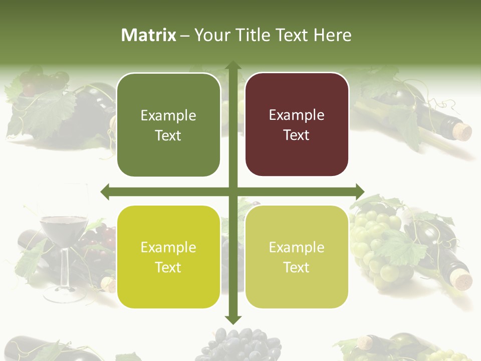 Beverage Bottle Restaurant PowerPoint Template