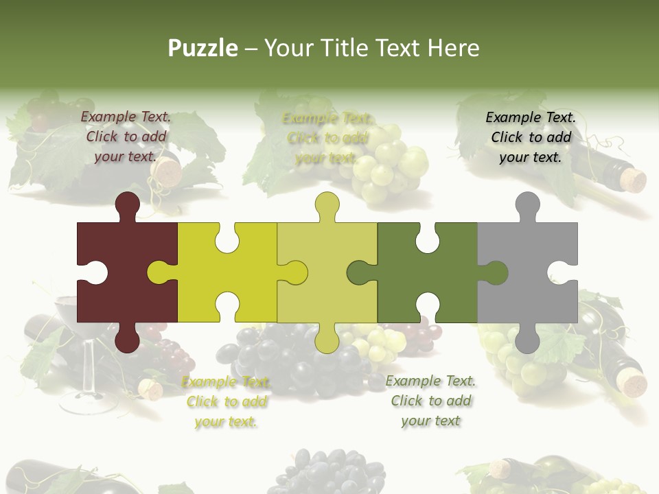 Beverage Bottle Restaurant PowerPoint Template