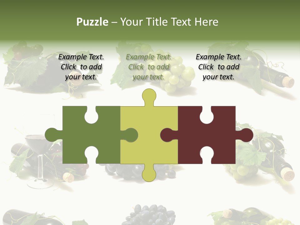 Beverage Bottle Restaurant PowerPoint Template