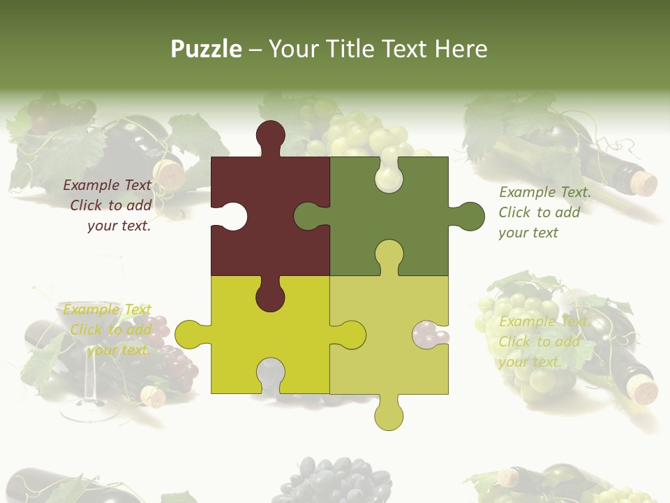 Beverage Bottle Restaurant PowerPoint Template