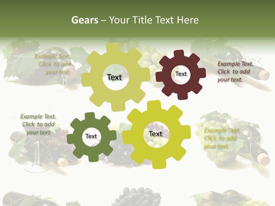 Beverage Bottle Restaurant PowerPoint Template