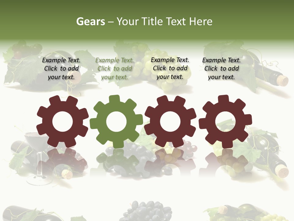 Beverage Bottle Restaurant PowerPoint Template