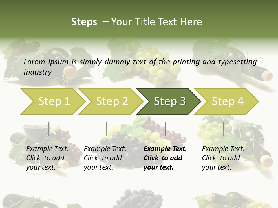 Beverage Bottle Restaurant PowerPoint Template