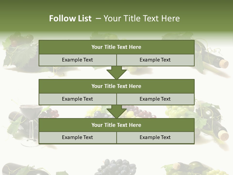 Beverage Bottle Restaurant PowerPoint Template