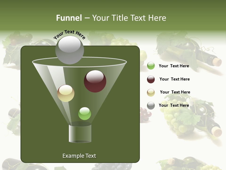 Beverage Bottle Restaurant PowerPoint Template