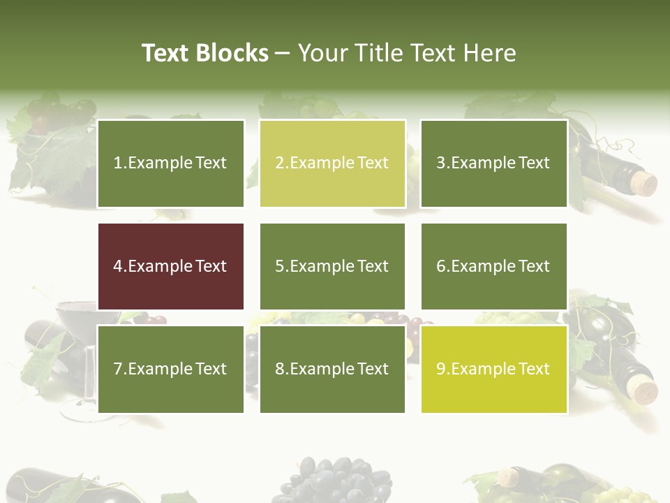 Beverage Bottle Restaurant PowerPoint Template