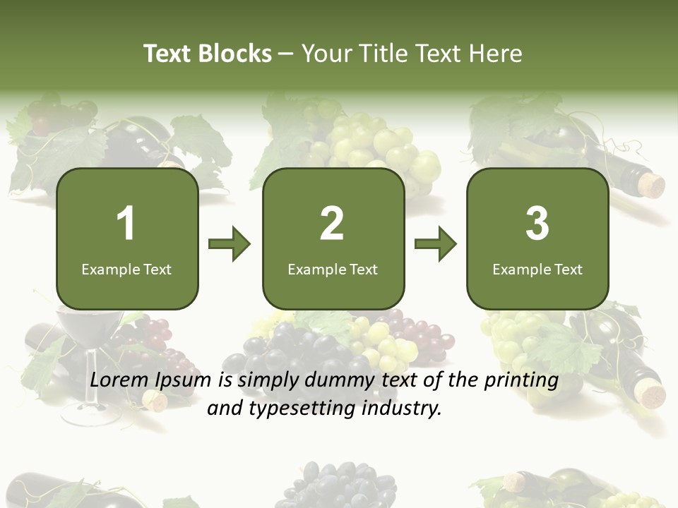 Beverage Bottle Restaurant PowerPoint Template