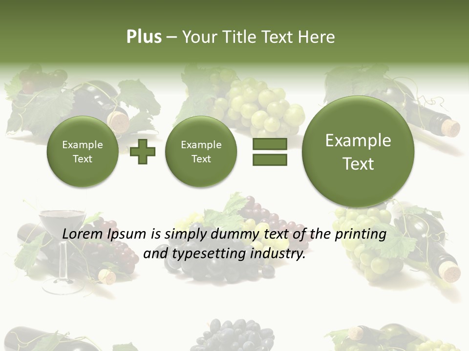 Beverage Bottle Restaurant PowerPoint Template