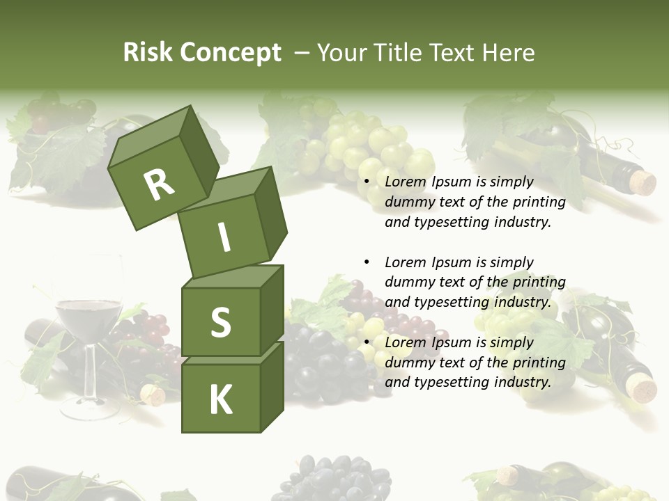 Beverage Bottle Restaurant PowerPoint Template