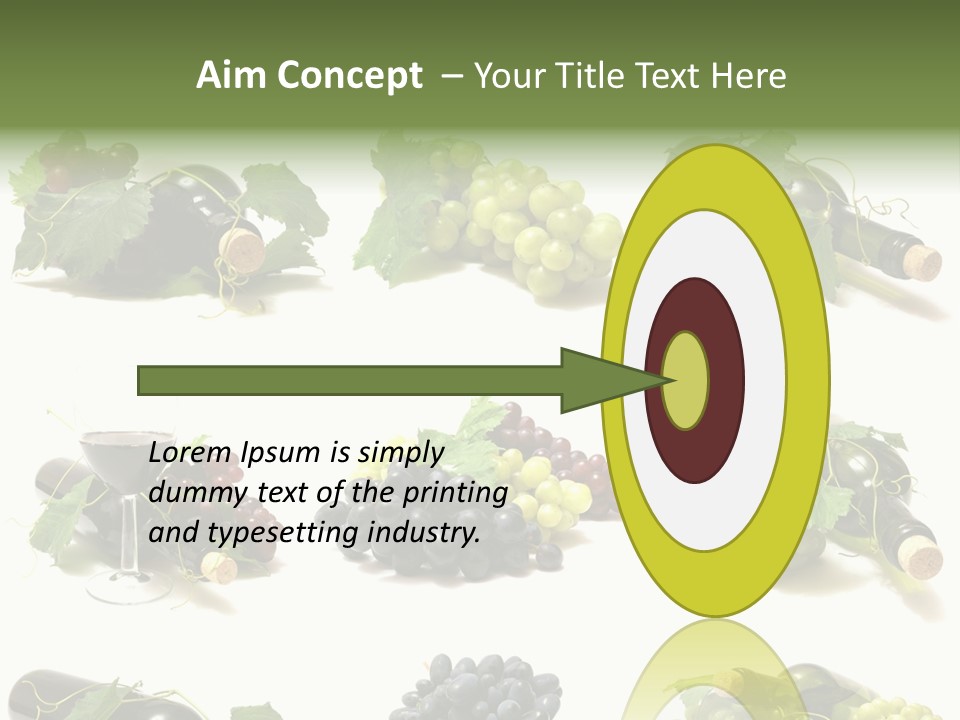 Beverage Bottle Restaurant PowerPoint Template