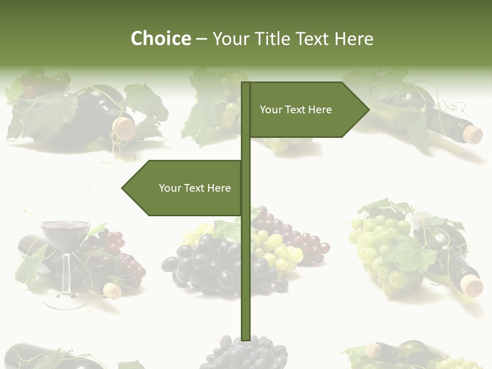 Beverage Bottle Restaurant PowerPoint Template