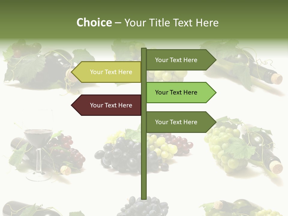 Beverage Bottle Restaurant PowerPoint Template