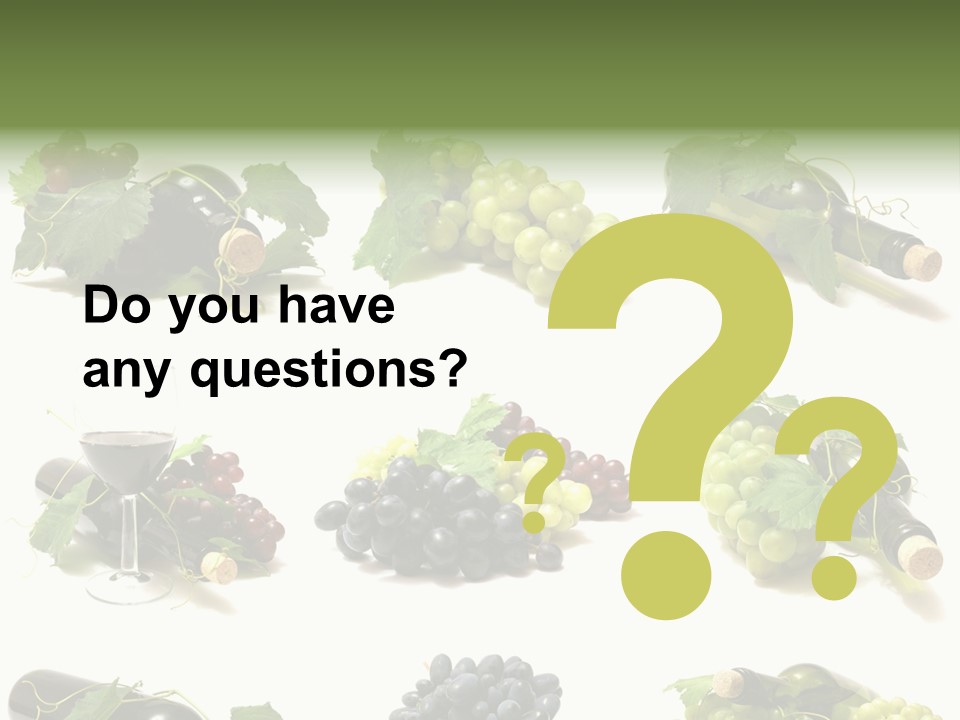 Beverage Bottle Restaurant PowerPoint Template