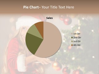 Caucasian Contemplative Merry PowerPoint Template