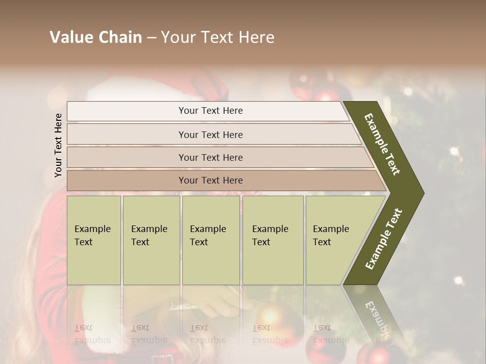 Caucasian Contemplative Merry PowerPoint Template