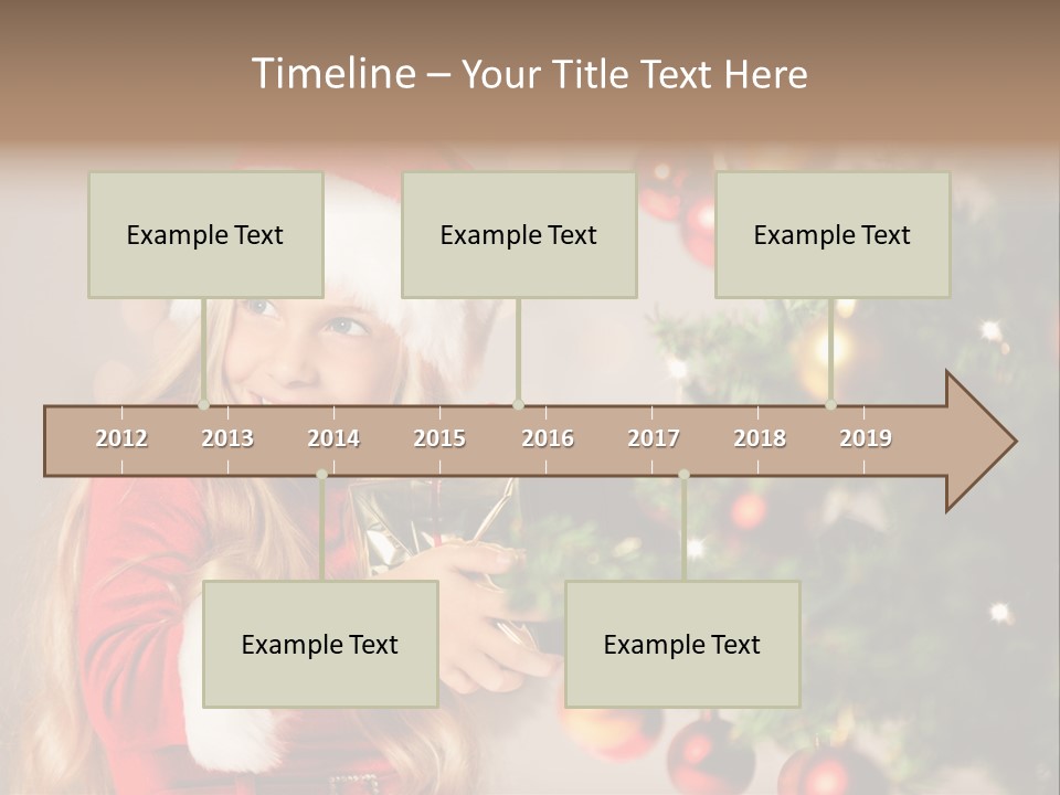 Caucasian Contemplative Merry PowerPoint Template
