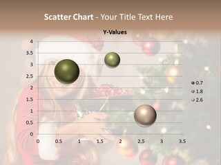 Caucasian Contemplative Merry PowerPoint Template