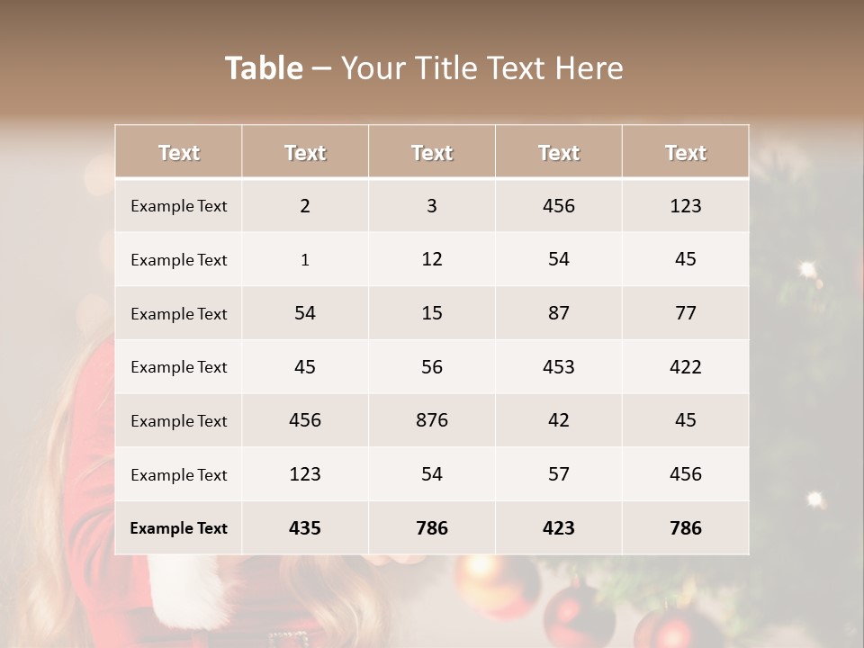 Caucasian Contemplative Merry PowerPoint Template