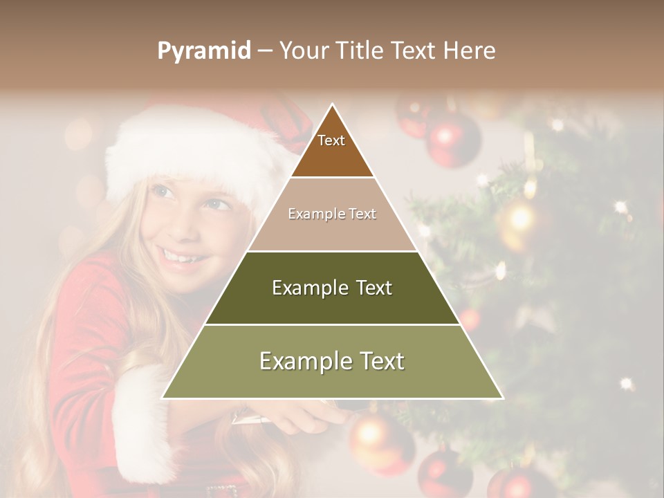 Caucasian Contemplative Merry PowerPoint Template