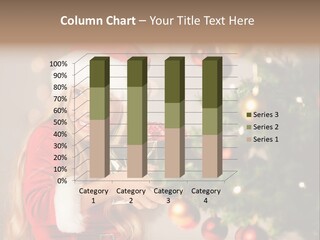 Caucasian Contemplative Merry PowerPoint Template