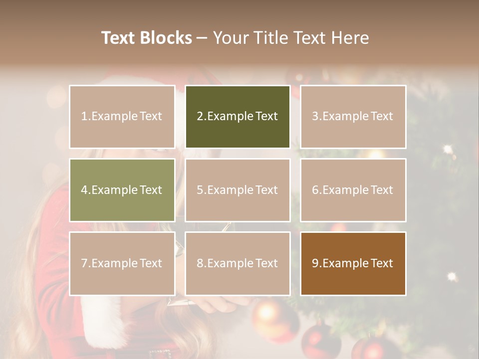 Caucasian Contemplative Merry PowerPoint Template