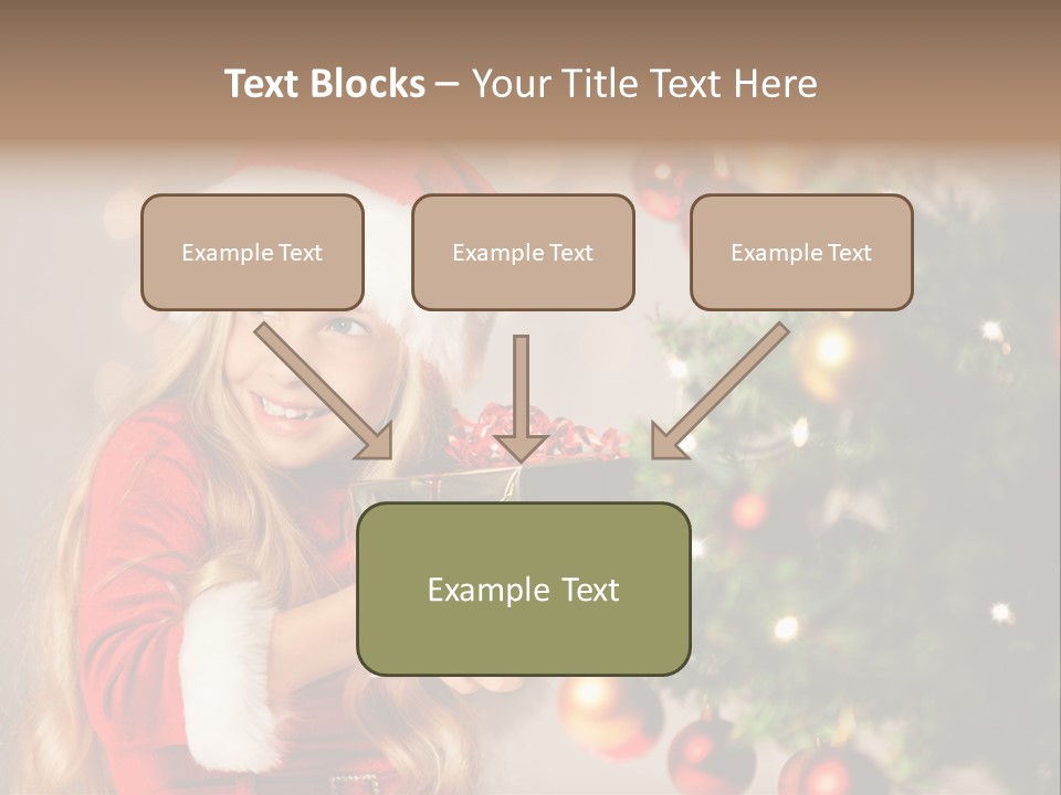 Caucasian Contemplative Merry PowerPoint Template