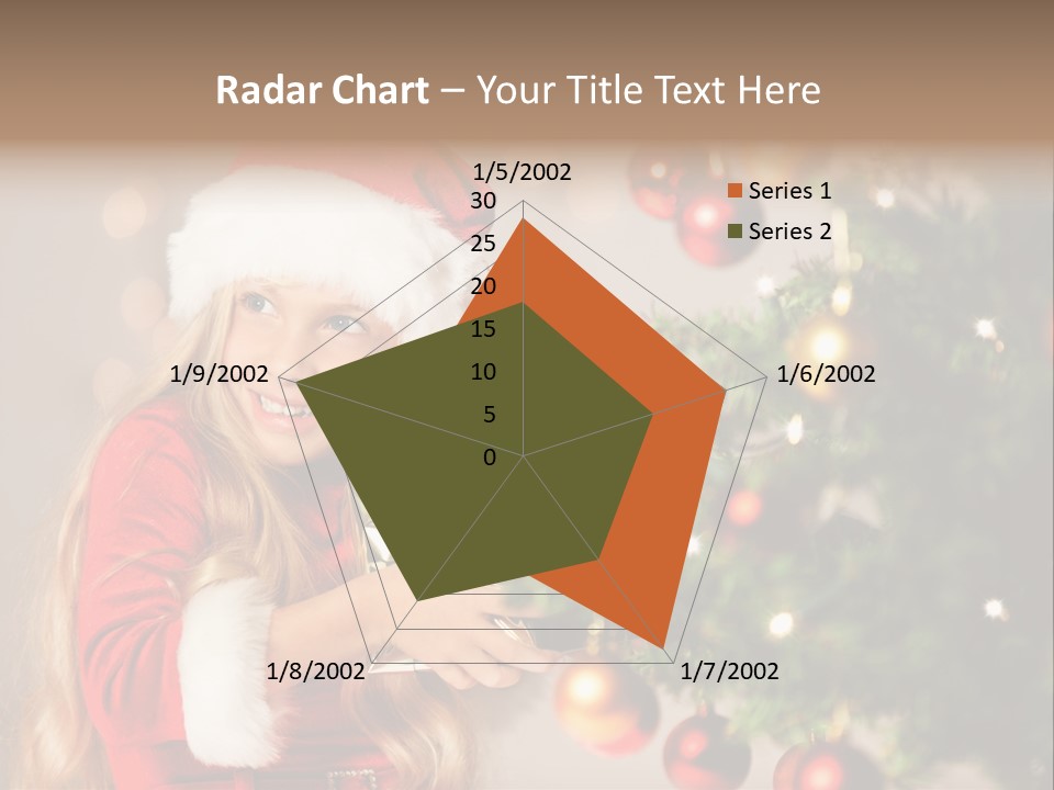 Caucasian Contemplative Merry PowerPoint Template