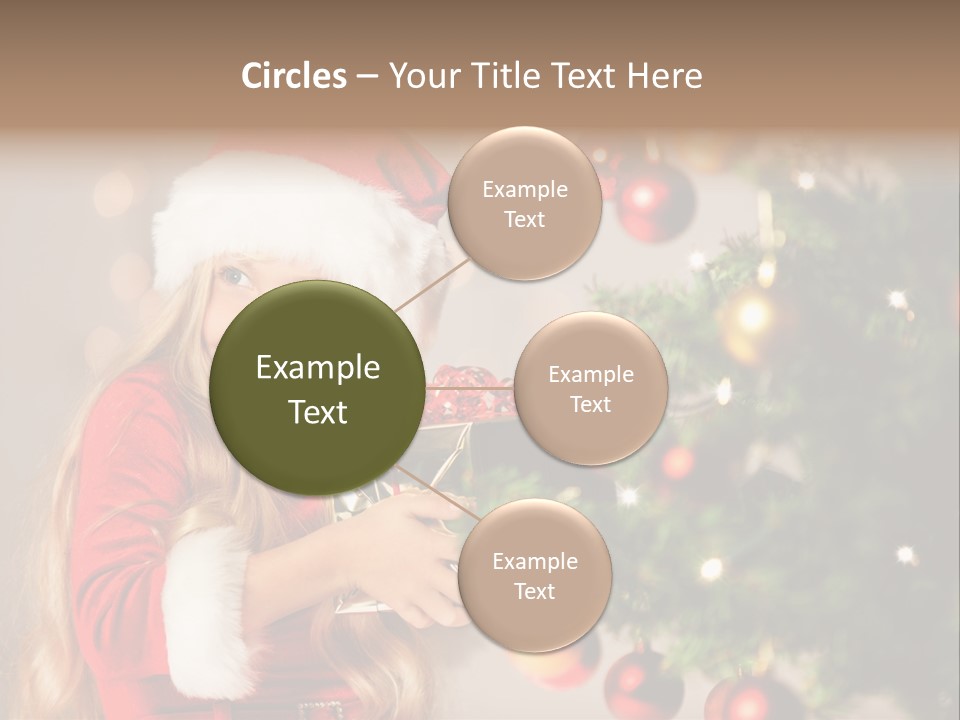 Caucasian Contemplative Merry PowerPoint Template