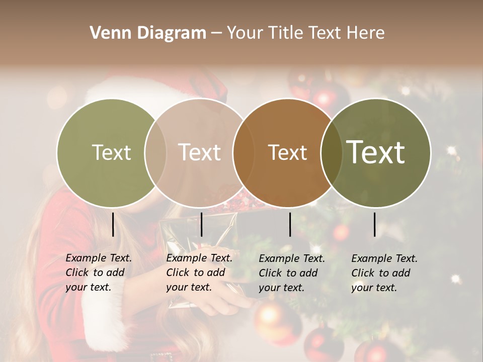 Caucasian Contemplative Merry PowerPoint Template