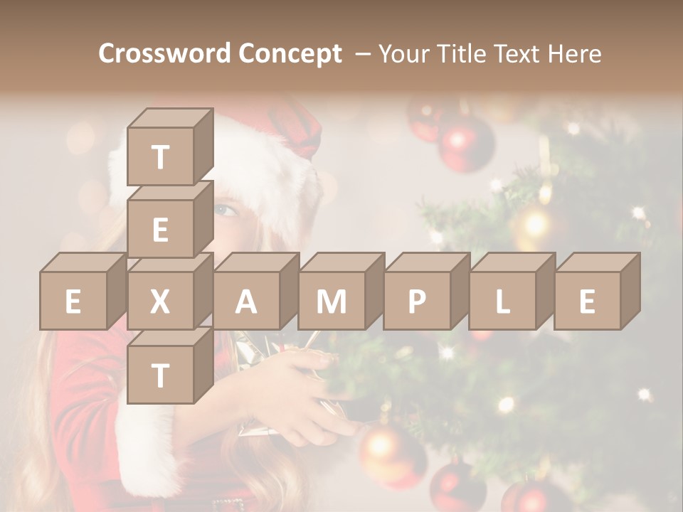 Caucasian Contemplative Merry PowerPoint Template