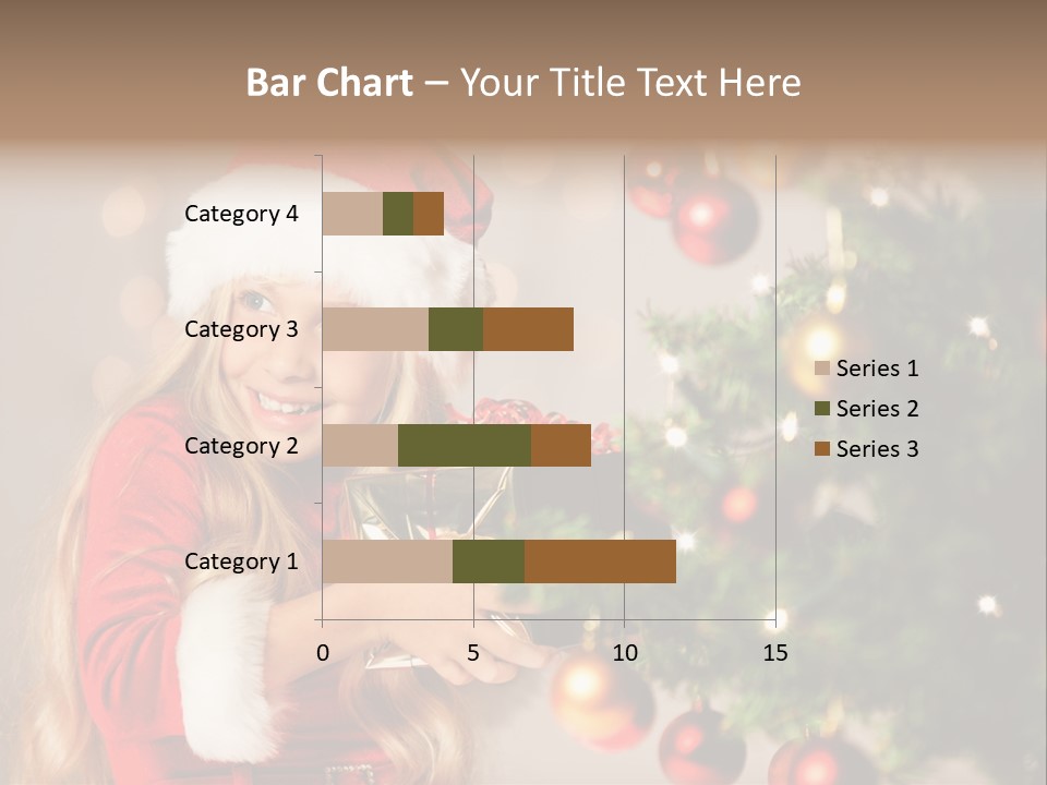 Caucasian Contemplative Merry PowerPoint Template