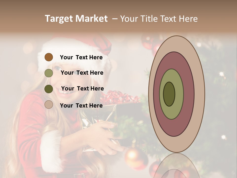 Caucasian Contemplative Merry PowerPoint Template