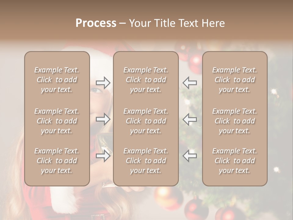 Caucasian Contemplative Merry PowerPoint Template