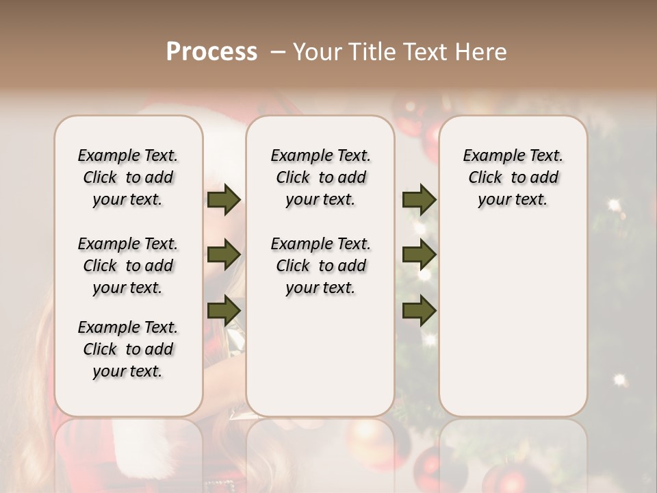 Caucasian Contemplative Merry PowerPoint Template