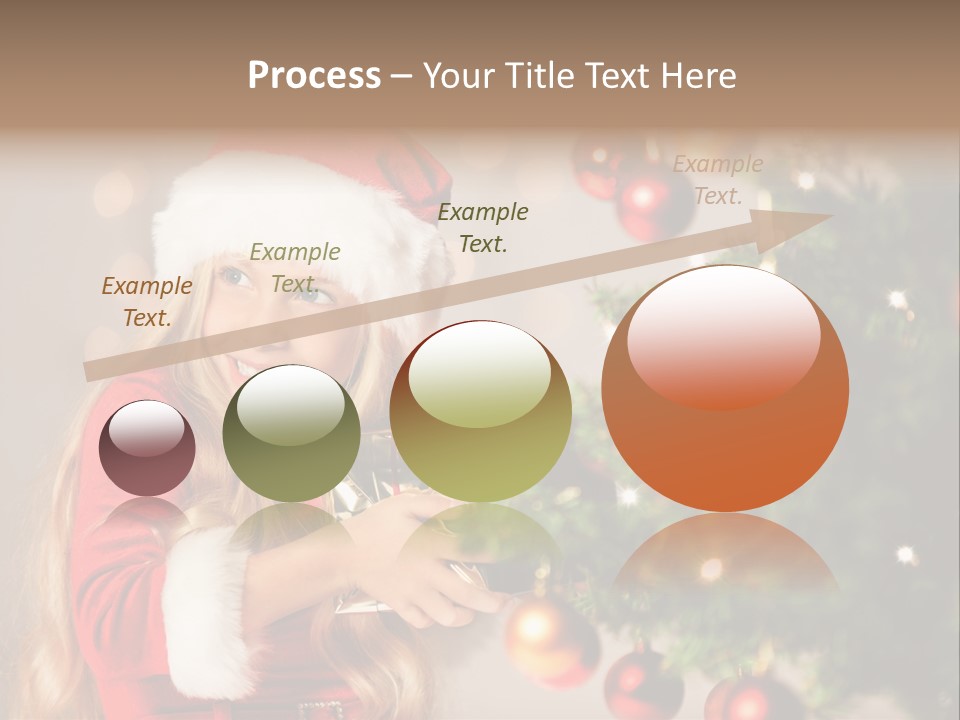 Caucasian Contemplative Merry PowerPoint Template