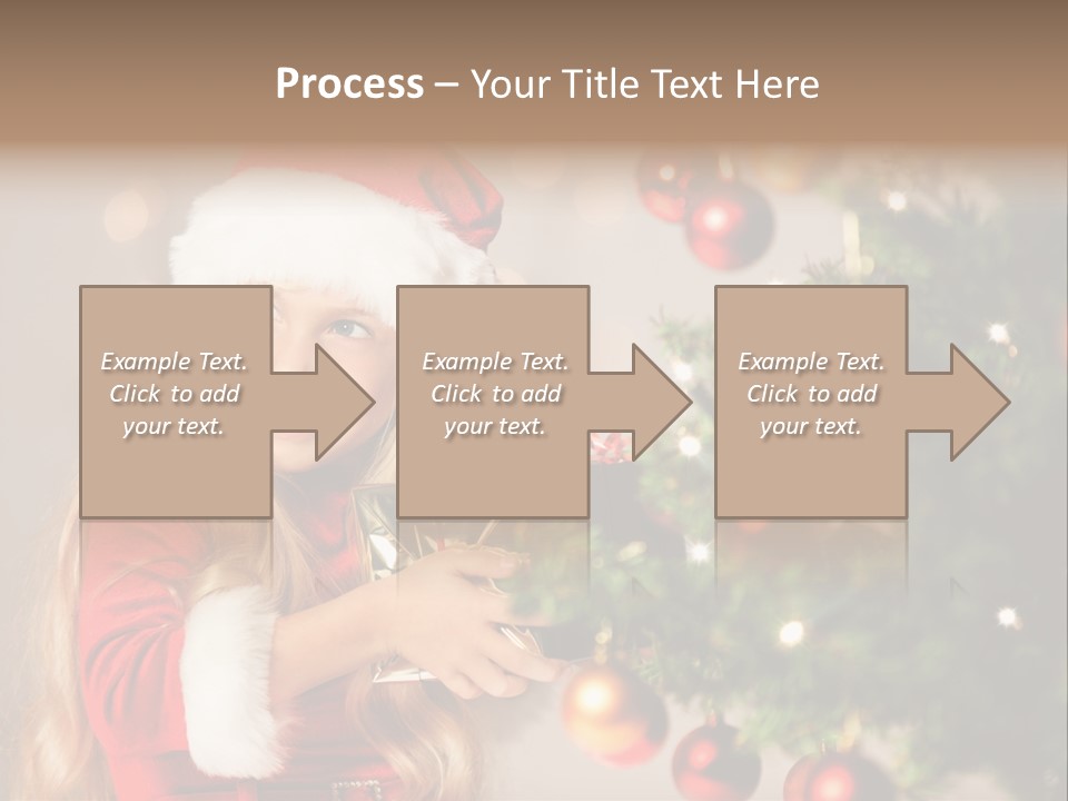 Caucasian Contemplative Merry PowerPoint Template