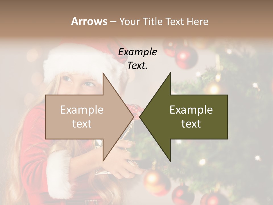 Caucasian Contemplative Merry PowerPoint Template