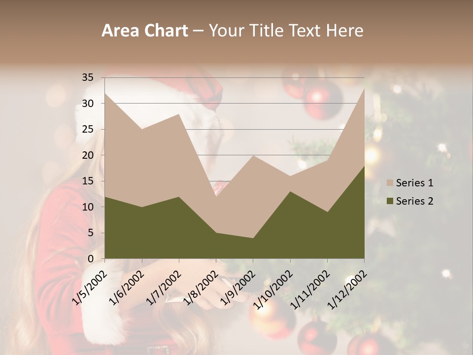 Caucasian Contemplative Merry PowerPoint Template